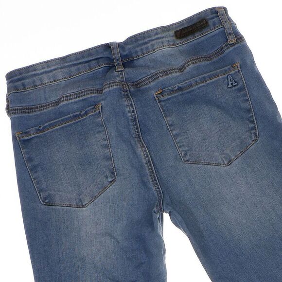 Articles of Society Jeans Womens Size 29 Skinny Distressed Blue Measures 29x26.5 - Picture 3 of 14